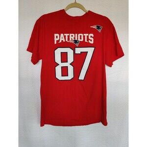 England Patriots Rob Gronkowski Football‎ Jersey Style T-shirt Men's Med